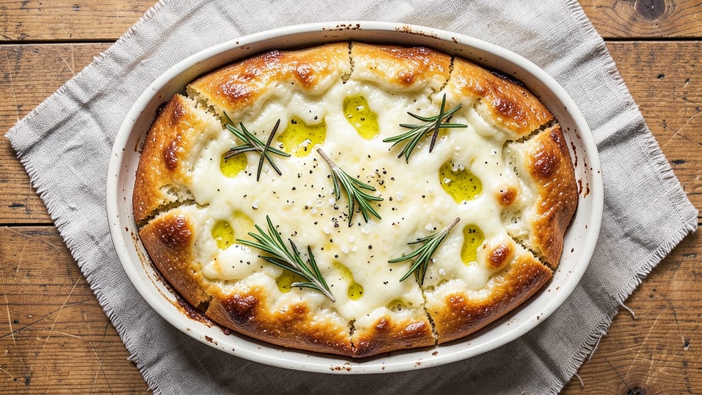Asiago Cheese Focaccia Bread Recipe: Melty Strings and Golden Crust Magic