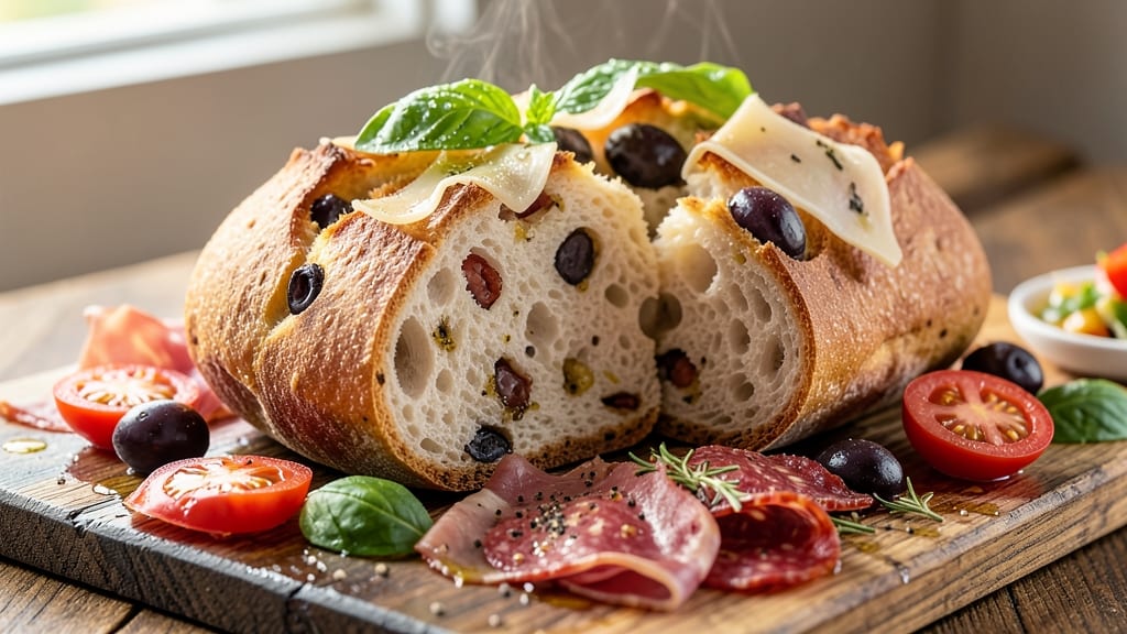 Antipasto Bread Recipe: Savory Olive Oil and Herb Twist Every Bite
