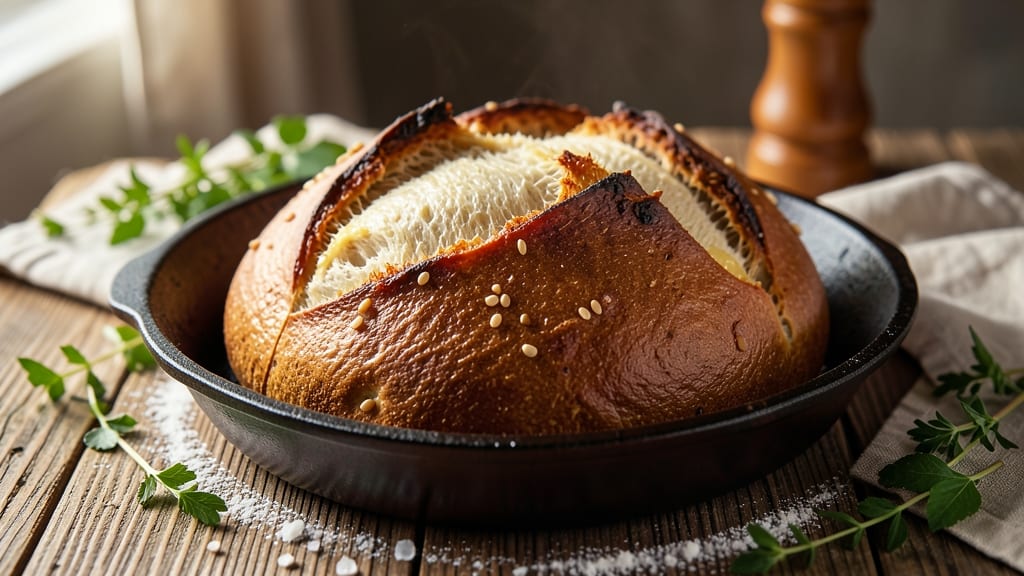 Aga Bread Recipe: Slow-Baked Crust with Molten Walnut Heart