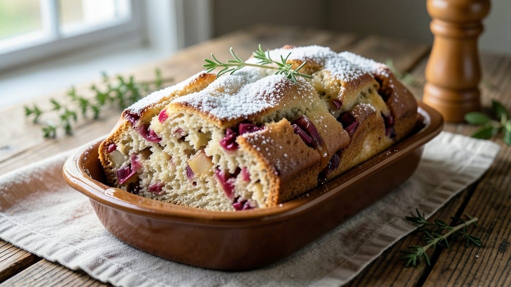 Apple Rhubarb Bread Recipe: Tart-Sweet Swirls With Buttery Crust
