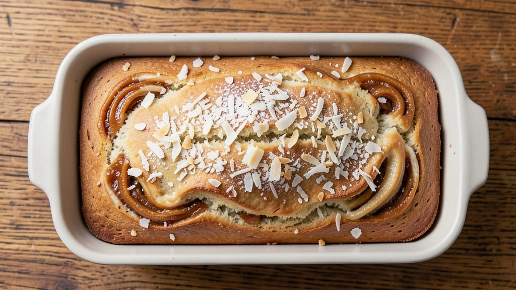 Almond Joy Bread Recipe: Tropical Swirls With Coconut-Caramel Crunch