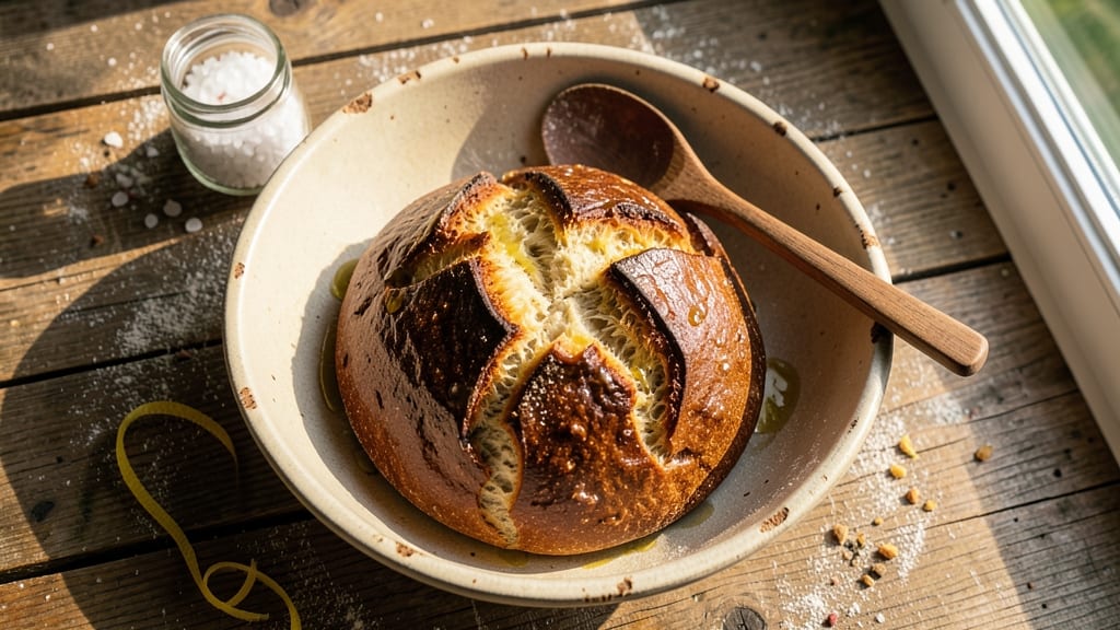 Artisan Peasant Bread Recipe: Rustic Crust With Foil-Sealed Softness Inside
