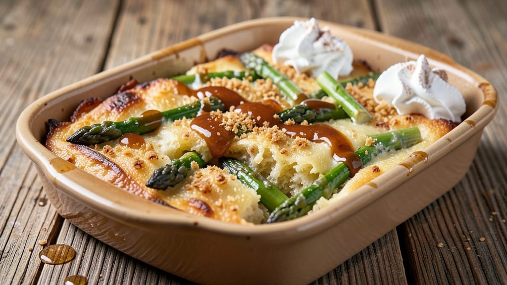 Asparagus Bread Pudding Recipe: Springtime Twist With Earthy Crunch