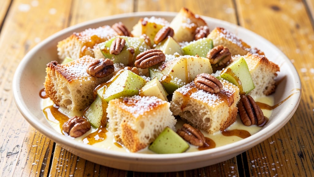 Apple Pecan Bread Pudding Recipe: Warm Spice and Nutty Crunch in Every Slice