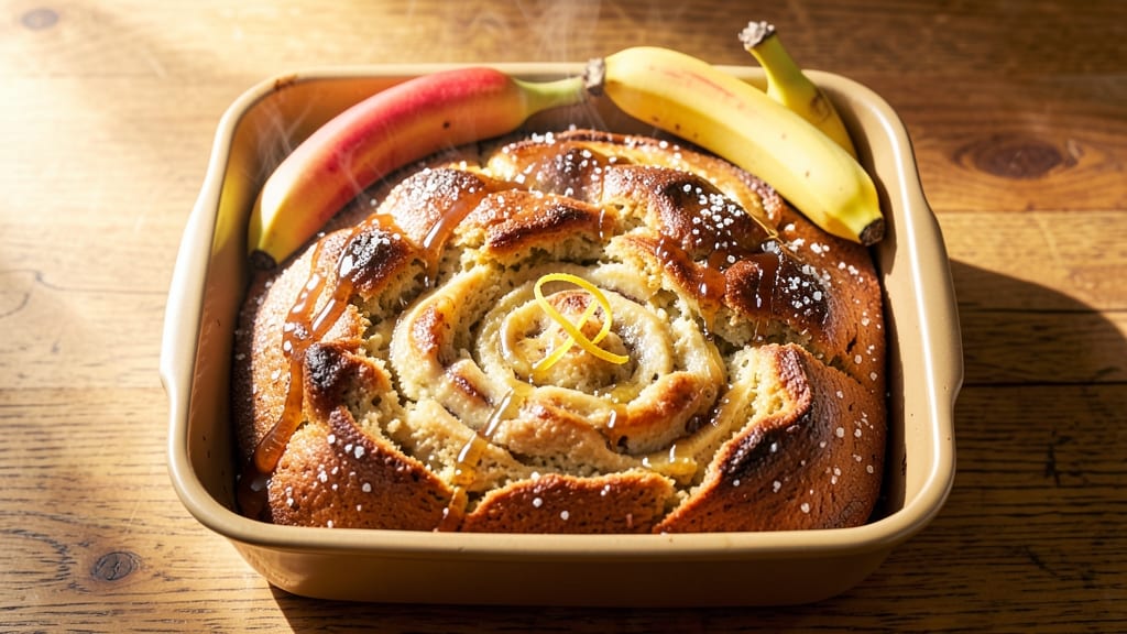 Award Winning Banana Bread Recipe With Sour Cream: Ultra Moist Crumb and Walnut Swirls