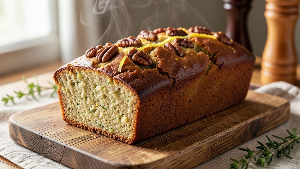 Alton Brown's Zucchini Bread Recipe: Moist Crumb with Warm Vanilla Swirls