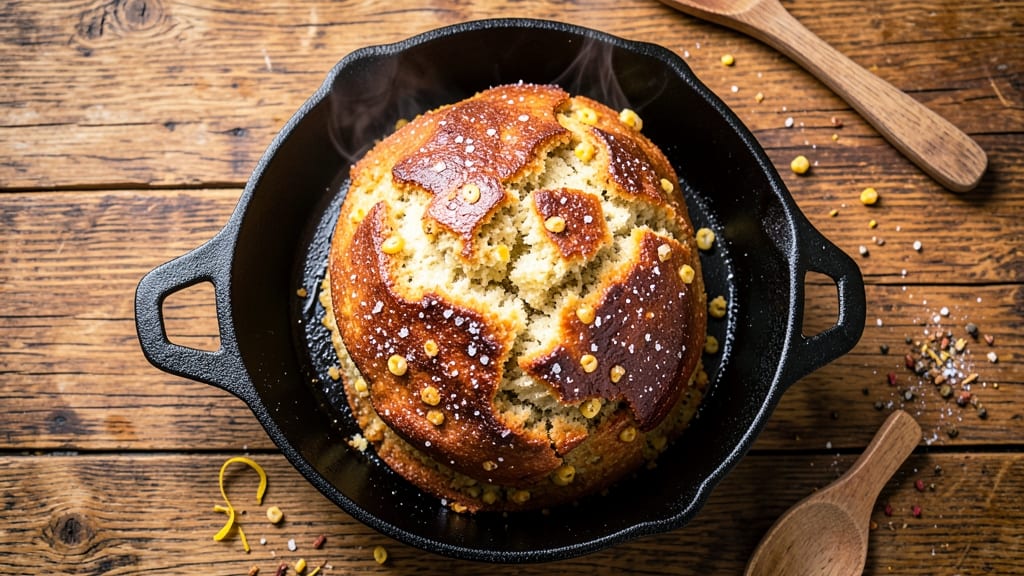 Amish Corn Bread Recipe: Golden Crust With Sweet Corn Kernels Inside