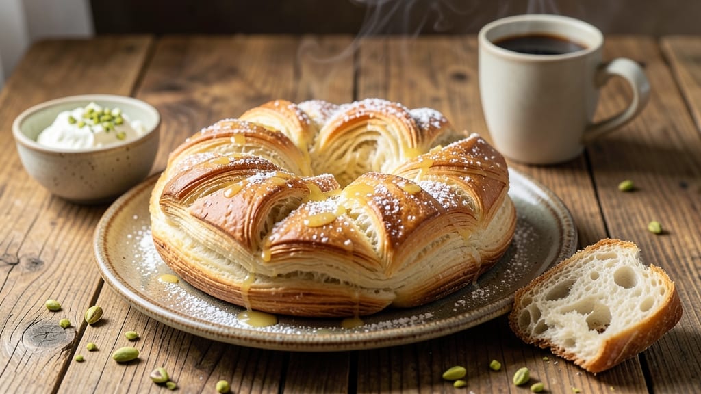 Armenian Gata Bread Recipe: Flaky Layers and Sweet Spiced Filling