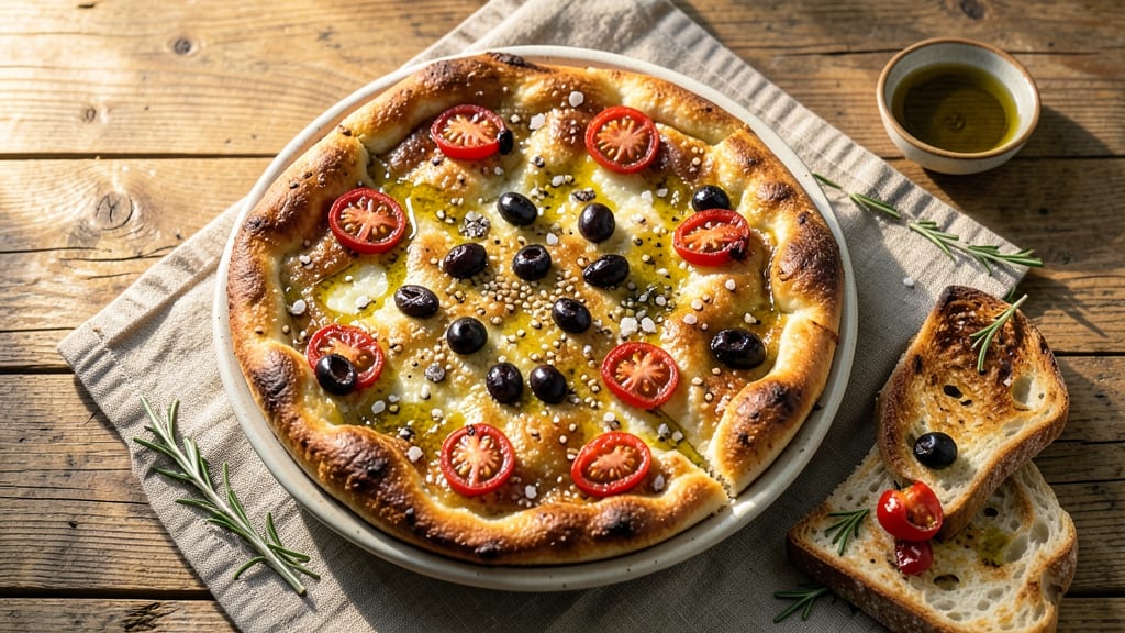 Anna Olson's Focaccia Bread Recipe: Olive Oil-Infused Crust With Roman Salt Finish