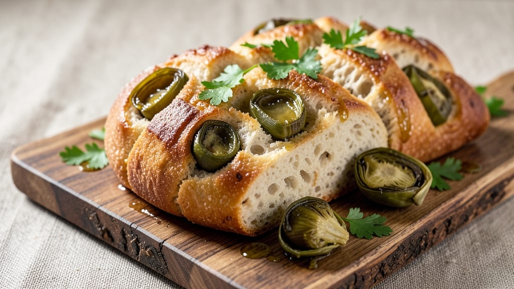 Arcangeli Artichoke Bread Recipe: Foil-Sealed Crust With Tangy Herb Swirls