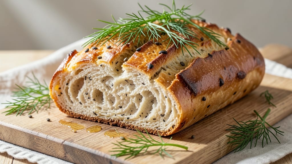 Artisan Dill Bread Recipe: Herby Crust With Pillowy Softness Inside