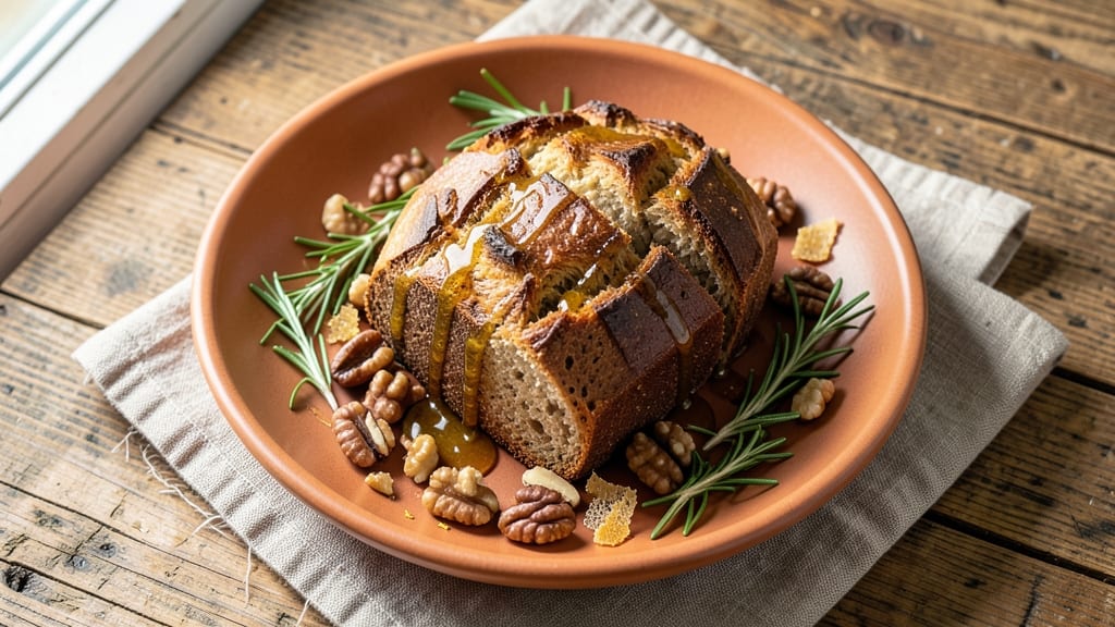 Artisan Bread Recipe Flavors: Herbal Olive Oil and Spiced Walnut Twist