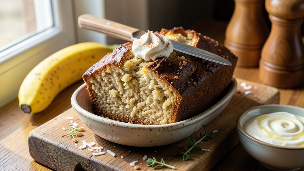 Australian Café-Style Banana Bread Recipe: Buttery Crust and Walnut Swirls in Every Slice