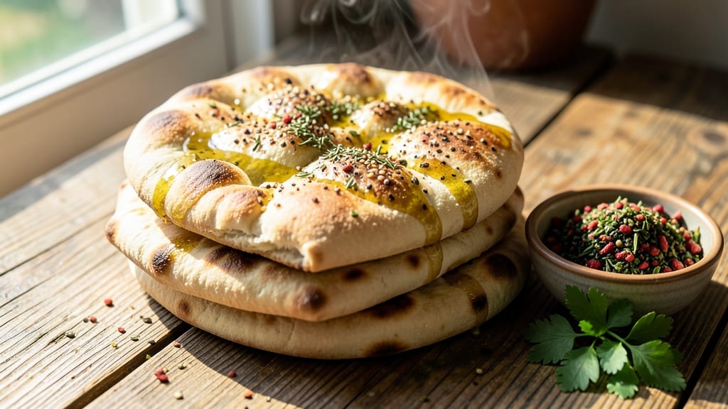 Armenian Pita Bread Recipe: Za'atar-Spiced Layers and Warm Flatbread Magic