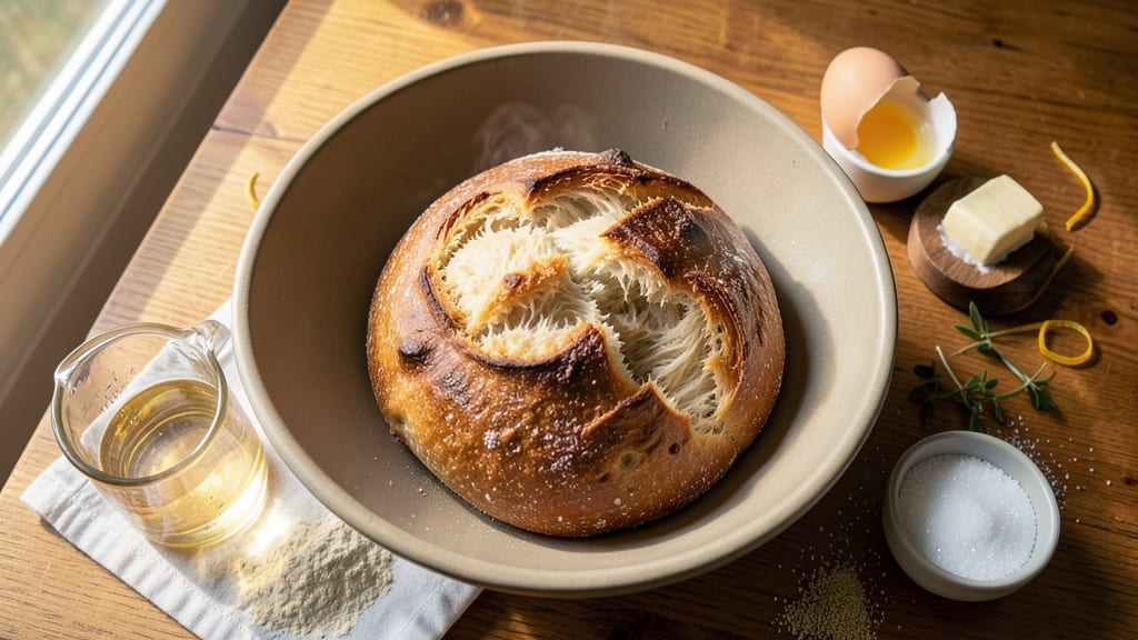 Arthur's Bread Recipe: Dutch Oven Rise with Honeyed Walnut Swirls