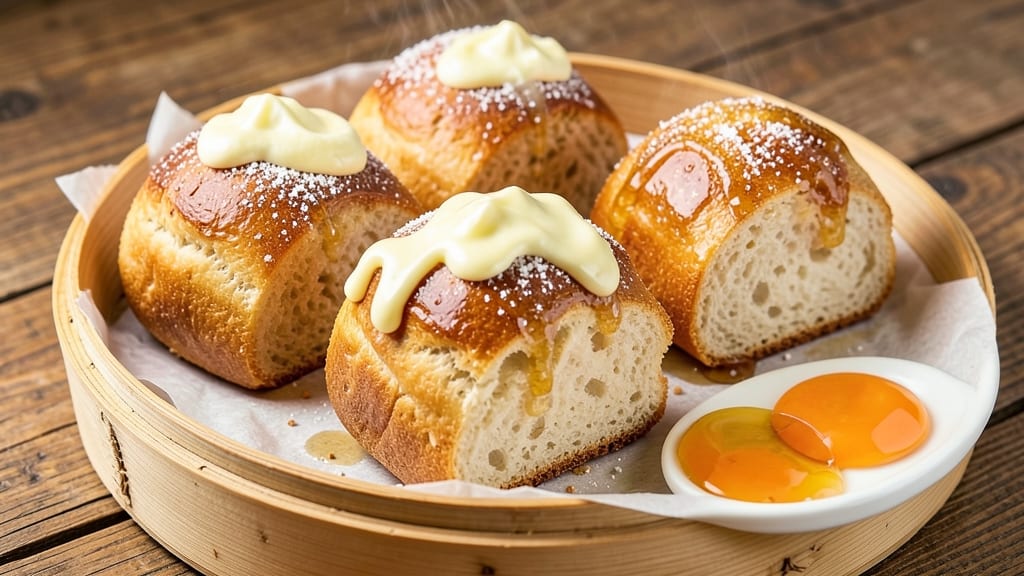 Asian Soft Bread Recipe: Pillowy, Buttery Rolls With Sticky Sesame Gloss