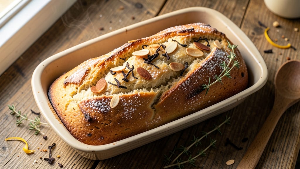 Almond Tea Bread Recipe: Nutty Swirls and Fragrant Spice Harmony