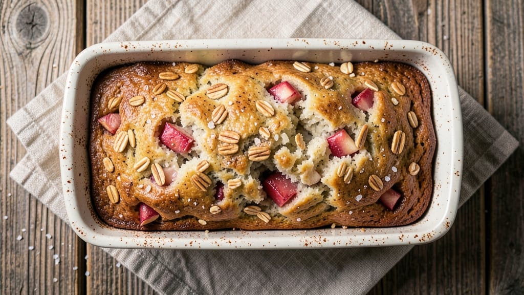 Apple Oatmeal Quick Bread Recipe: Spiced Apple Swirls and Crunchy Top