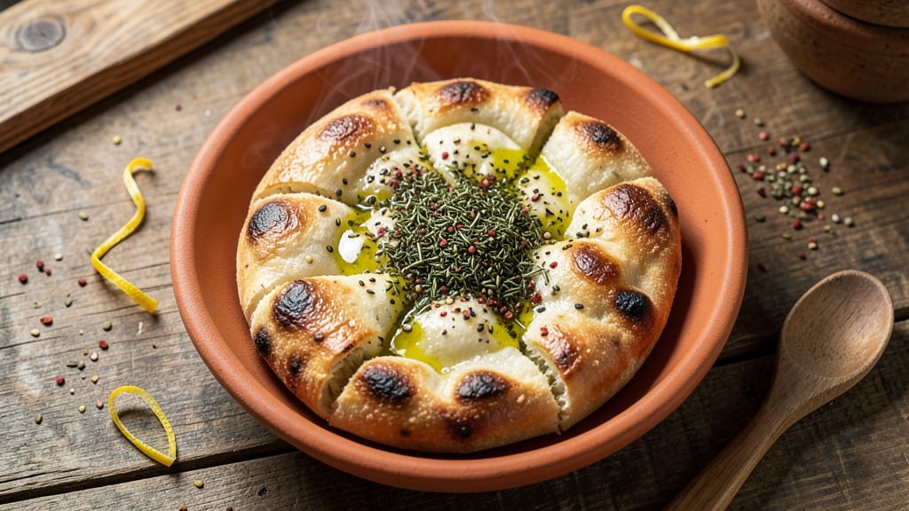Albanian Pita Bread Recipe: Za'atar-Spiced Layers With Flaky Secret
