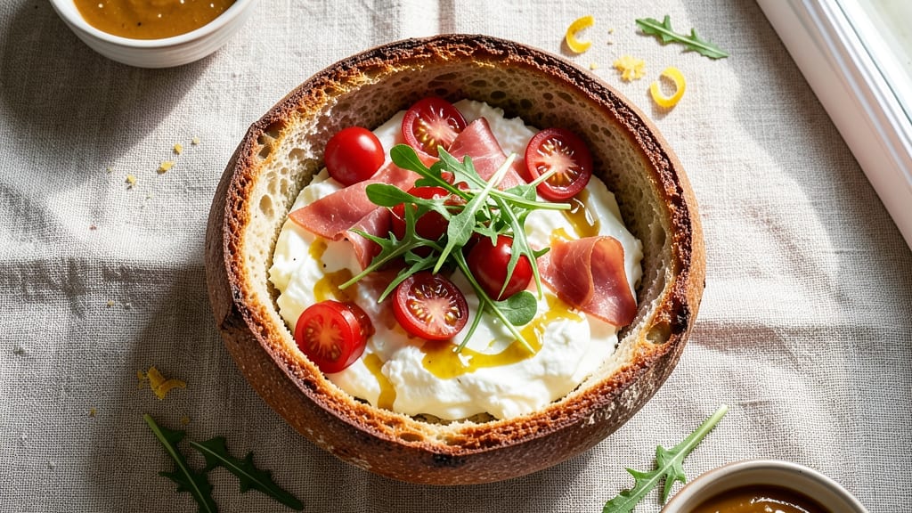 Artisan Sourdough Bread Bowl Recipe: Hollowed Loaves for Hearty Soups and Stews