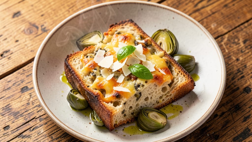 Artichoke Cheese Bread Recipe: Gooey Pull-Apart Cheesiness With Herbs
