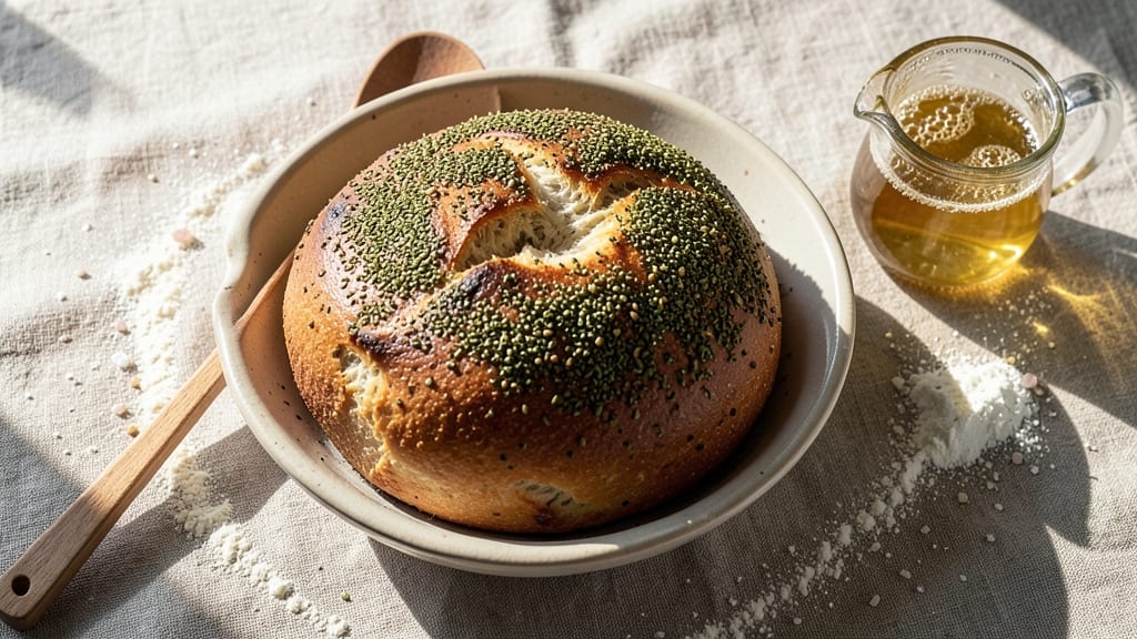 Authentic Syrian Bread Recipe: Warm Za'atar Aroma and Crispy-Chewy Texture