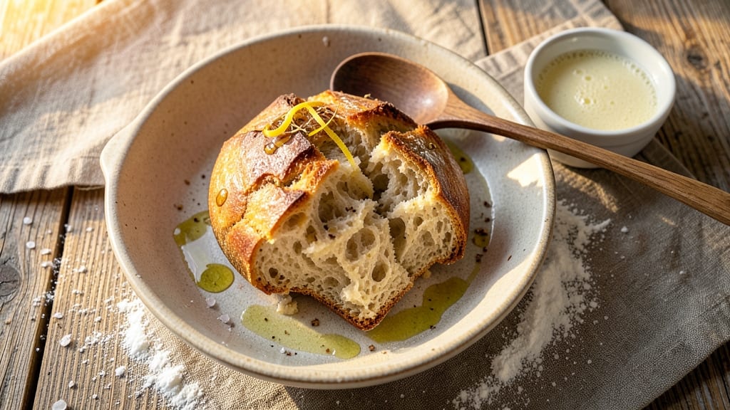 Alton Brown's Italian Bread Recipe: Dutch Oven Rise With Honeyed Rosemary Crust