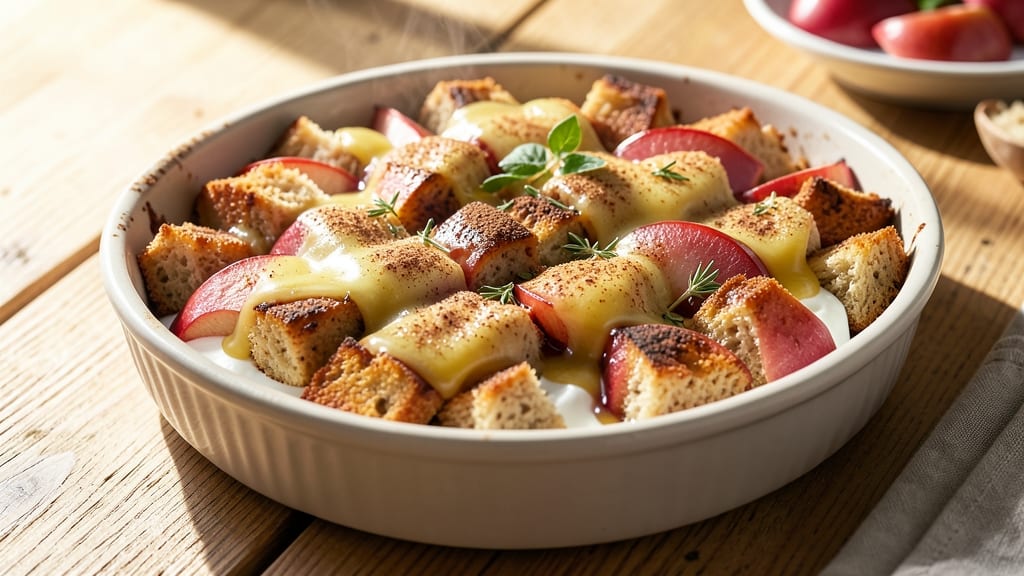 Apple Bread Pudding Recipe Healthy: Warm Spice and Cinnamon-Infused Lightness