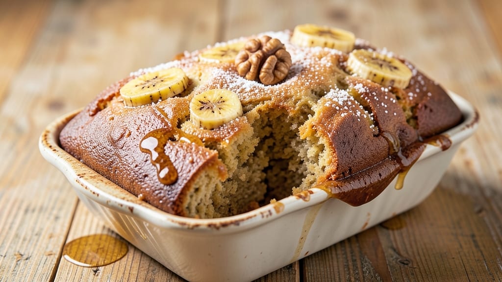 5 Star Moist Banana Bread Recipe: No-Dry-Out Crumb With Walnut Swirls