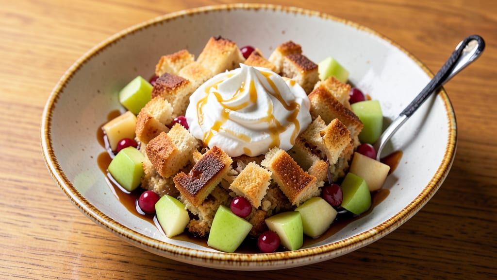 Apple Cranberry Bread Pudding Recipe: Warm Spice and Tart Fruit Burst in Every Forkful