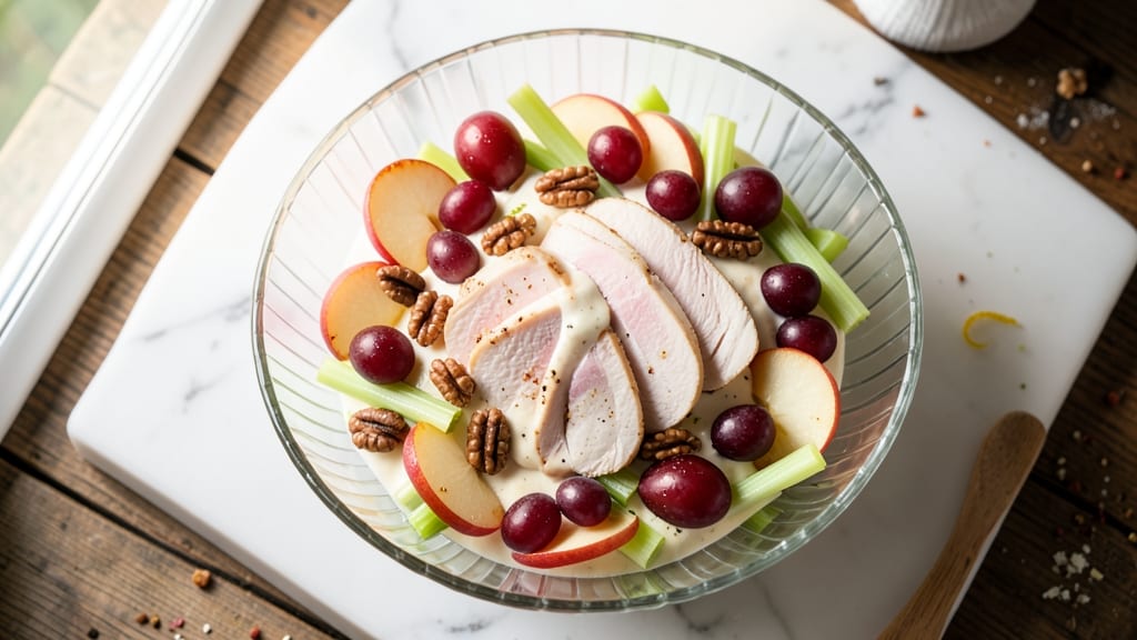 Atlanta Bread Company Chicken Waldorf Salad Recipe: Crunchy Apples, Celery, and Creamy Mayonnaise Magic
