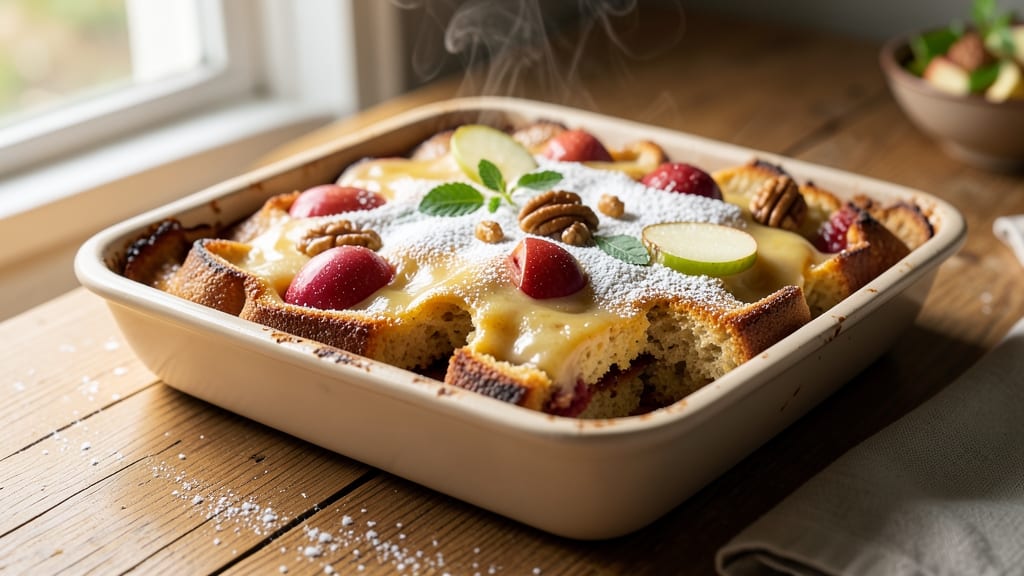 Paula Deen's Apple Bread Pudding Recipe: Caramelized Cinnamon Swirls and Creamy Vanilla Layers