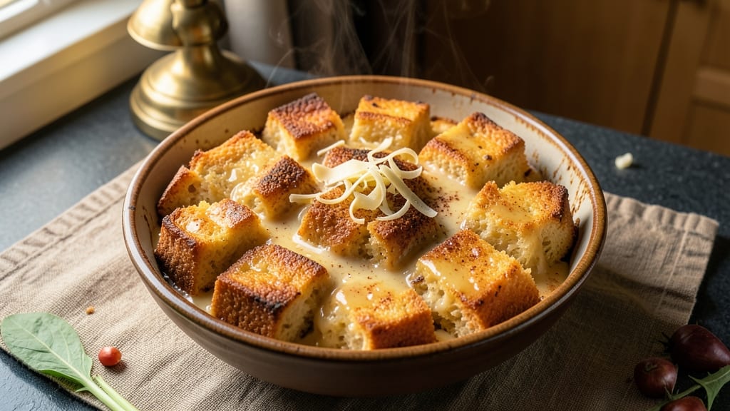 Airfryer Bread Pudding Recipe: Crispy Top, Silky Custard Core