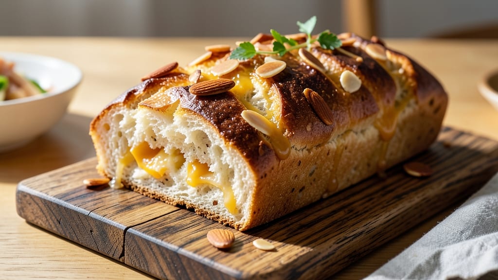 Almond Cheese Bread Recipe: Nutty Crunch Meets Melty Gooey Centers