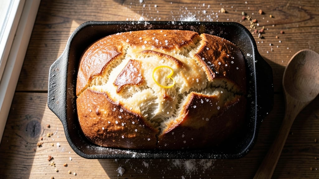 9x5 Loaf Pan Bread Recipe: Hands-Off Rise for Artisan Texture Without Kneading
