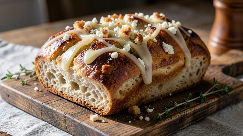 Aubree's Feta Bread Recipe: Crispy Crust and Tangy Cheese Pull-Apart Magic