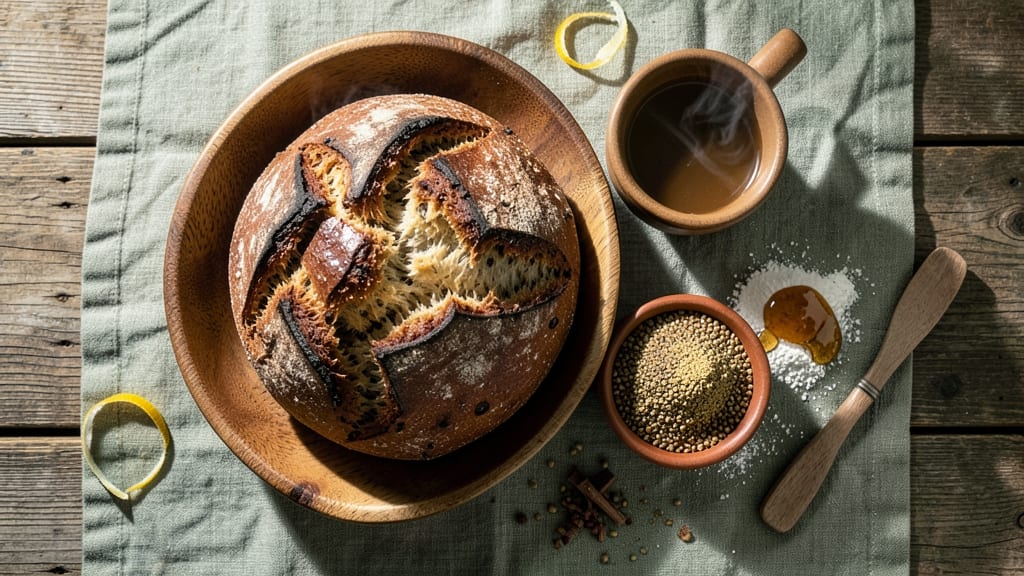 Anglo-Saxon Bread Recipe: Ancient Grain Crust With Rustic Heart