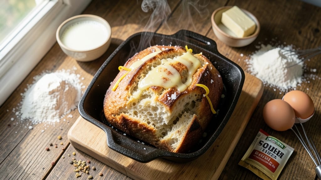 50 50 Bread Maker Recipe: Walnut-Honey Swirls and Crispy Top