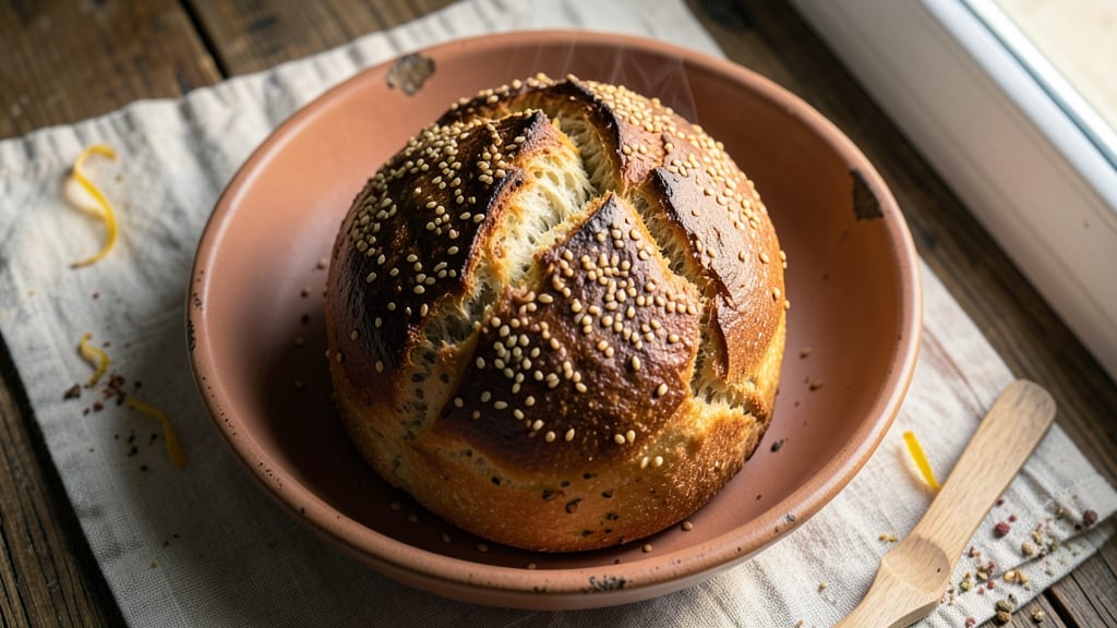 Air Fryer Artisan Bread Recipe: Crispy Crust, Soft Inside, No Yeast Needed