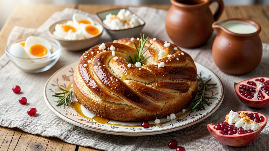 Armenian Easter Bread Choreg Recipe: Golden Crust with Walnut-Honey Swirl Magic