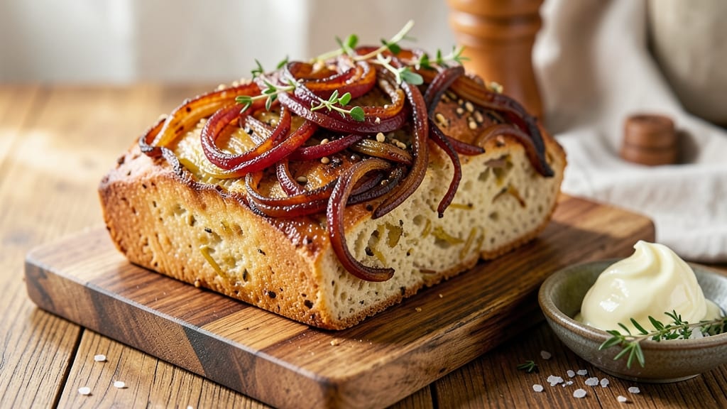 Artisan Onion Bread Recipe: Caramelized Layers and Crusty Gold Crunch