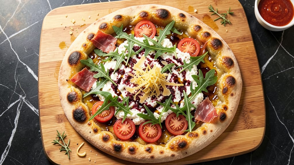 Arugula Flatbread Pizza Recipe: Peppery Greens and Melty Cheese Magic