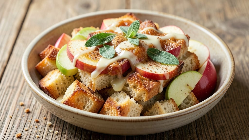 Apple Bread Stuffing Recipe: Spiced Apple and Sage Stuffing Magic